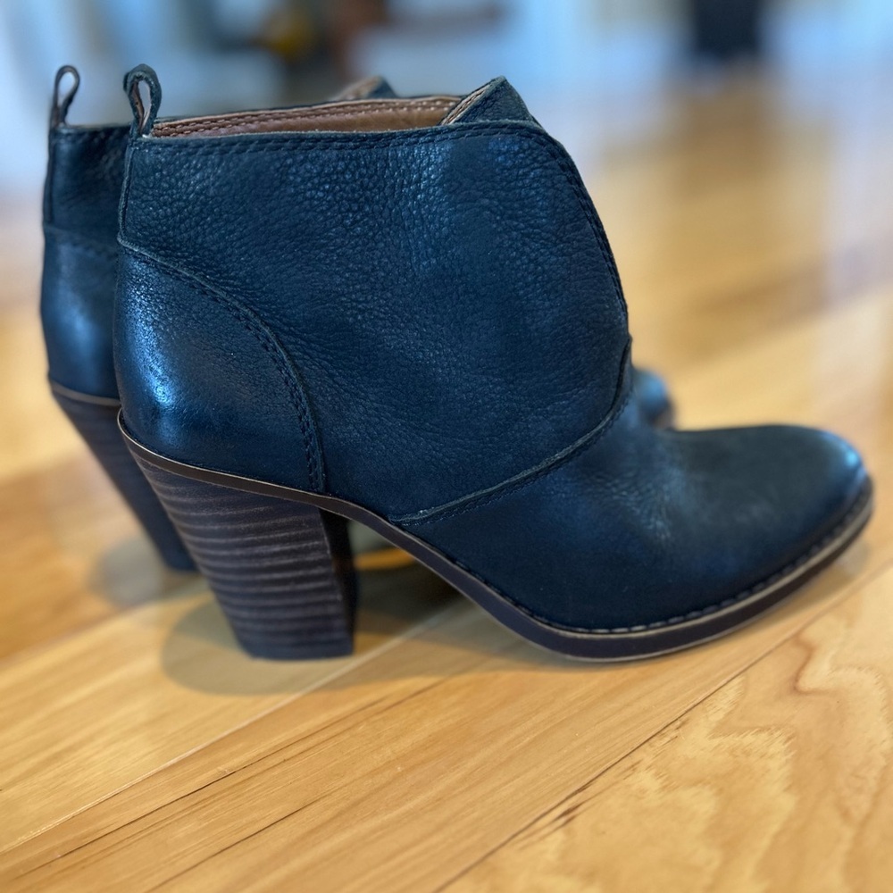 Lucky Brand Ehllen Leather Ankle Boots Booties For Women - Picture 7 of 13